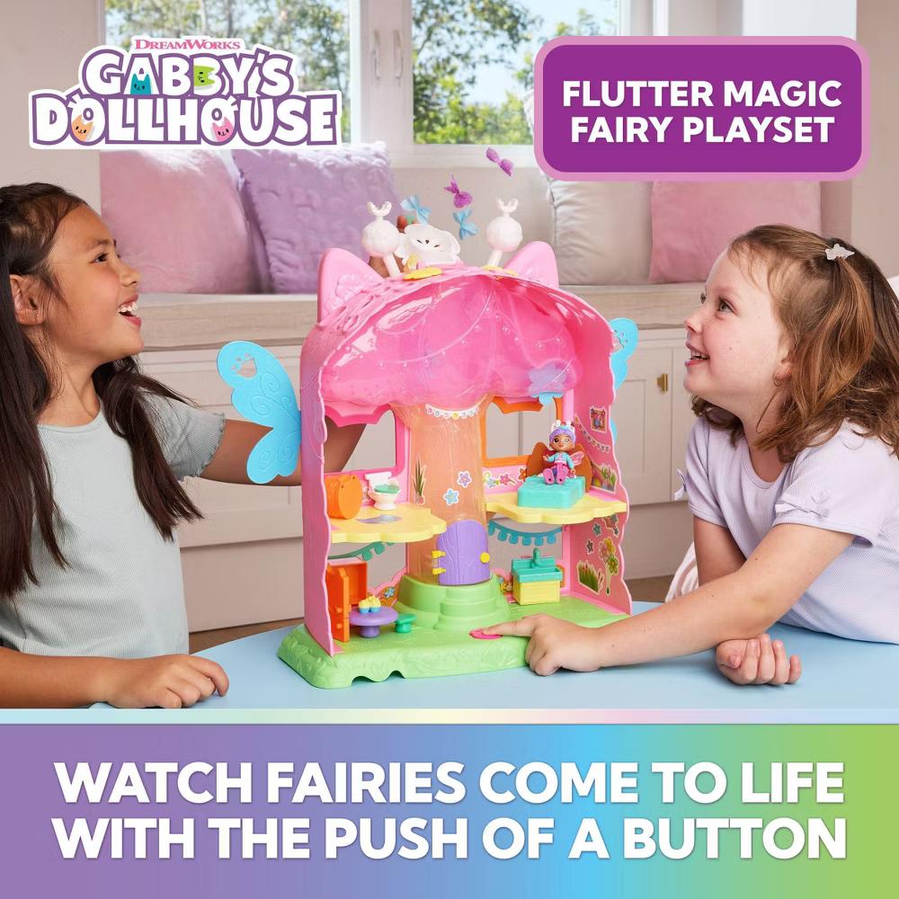 Gabby's Dollhouse Fairylandia Flutter Magic Fairy Playset - Image 8
