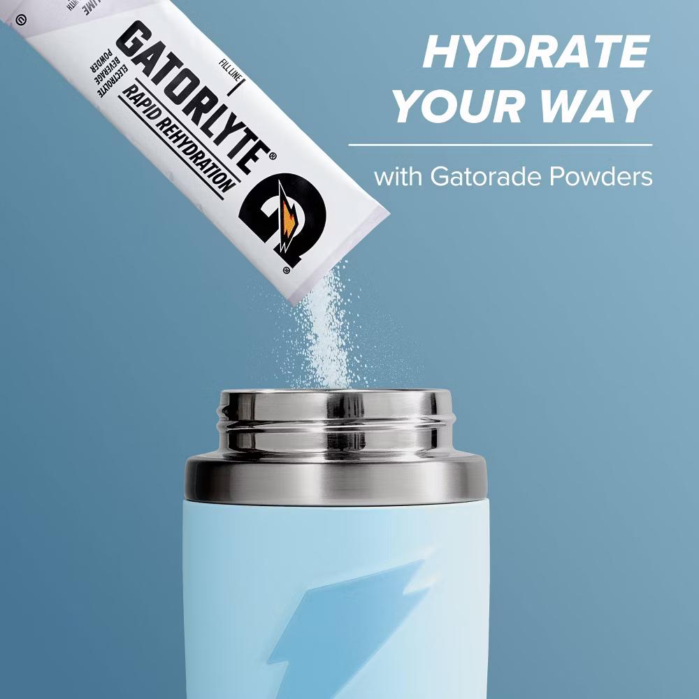 Gatorade 12oz Stainless Steel Water Bottle - Image 8