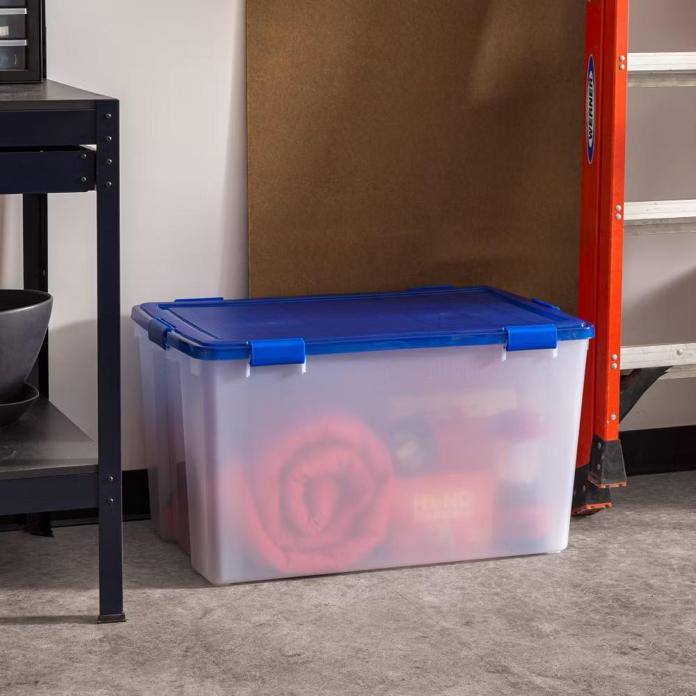 IRIS WeatherPro Plastic Storage Bin with Lid - Image 63