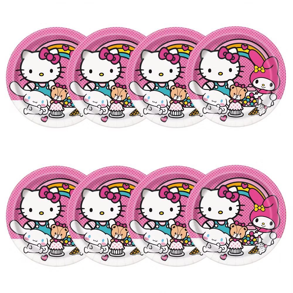 9" 8ct Party Dinner Paper Plates - Image 3