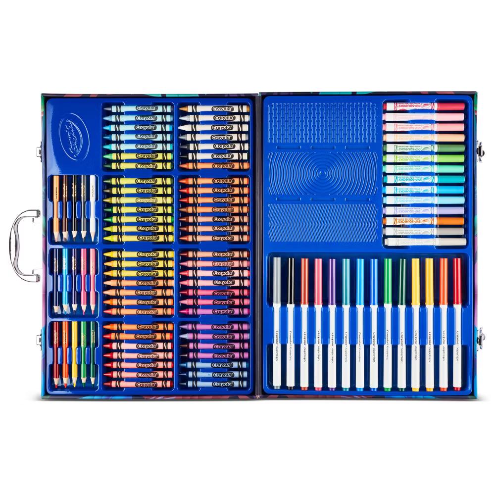 Crayola 115pc Imagination Art Set with Case: Drawing & Coloring Kit for Creative Thinking, Includes Crayons & More - Image 3