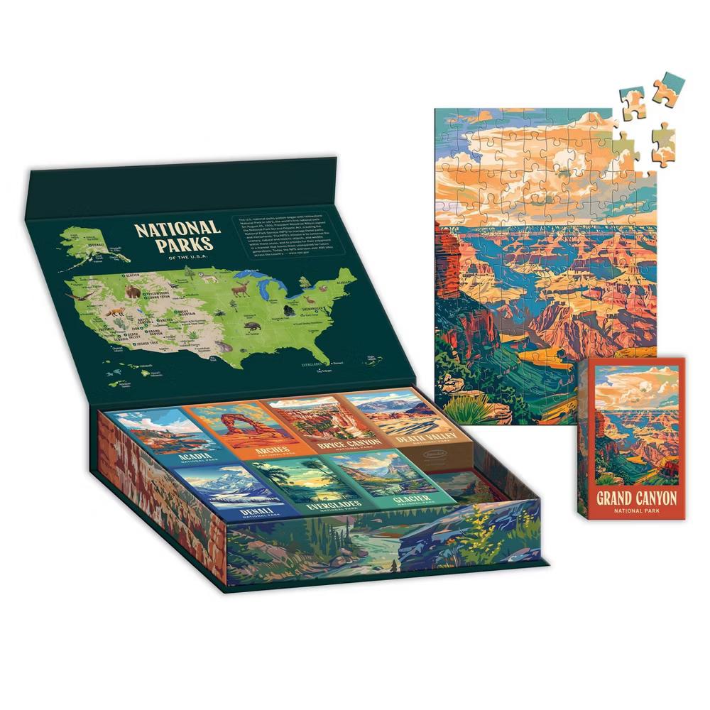 National Parks 16-Pack 100 Piece Jigsaw Puzzle Box Set - 1600 Total Pieces - Image 4