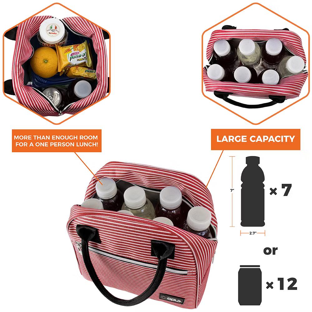 Insulated Lunch Box Women, Cooler Bag Tote Girls Kids Teen Adult, Soft Reusable Thermal Meal Prep Purse - Image 53