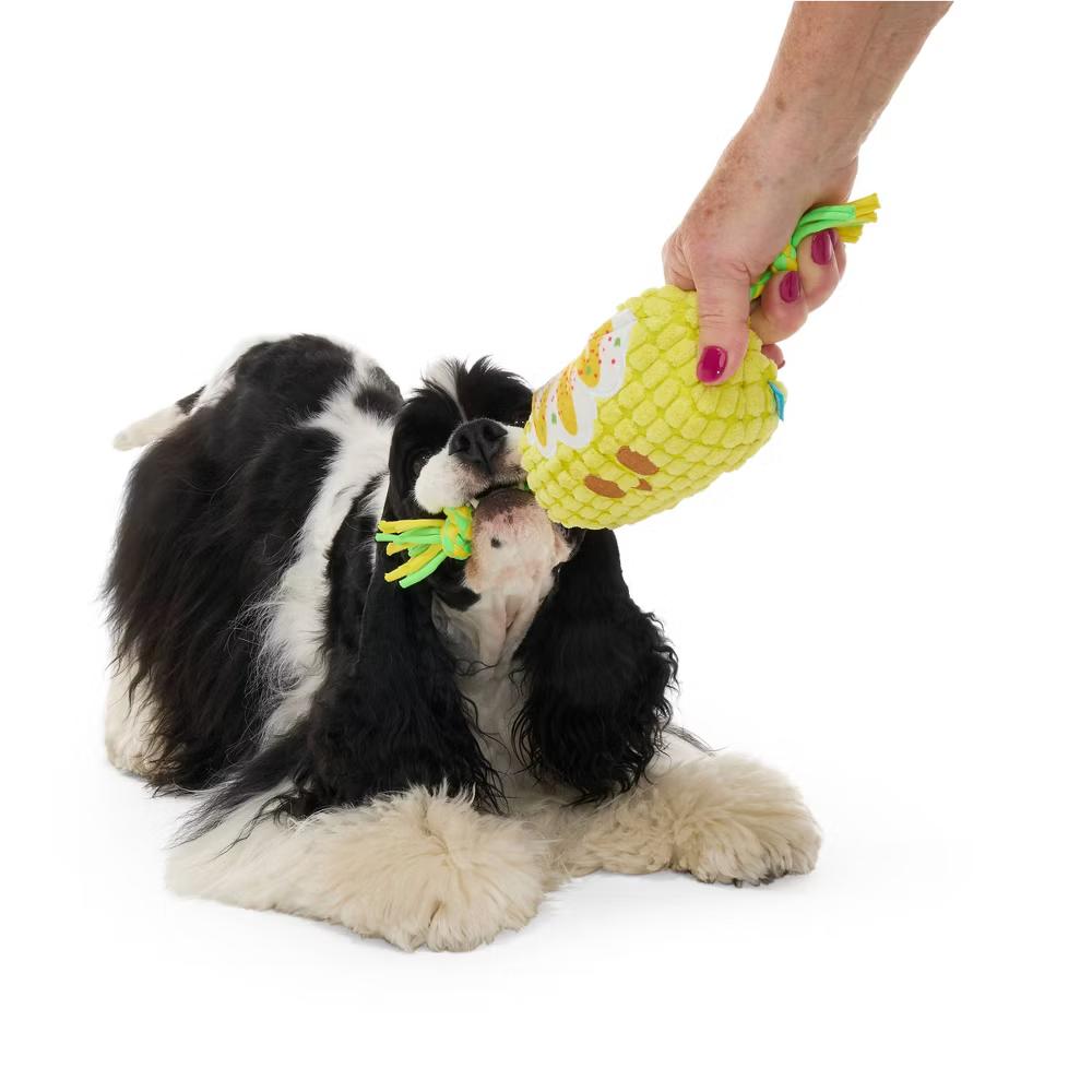 Corn Dog Toy - Corn on the Tug: Medium Breed Size, 0.22 Pounds, Plush Pet Toy - Image 3