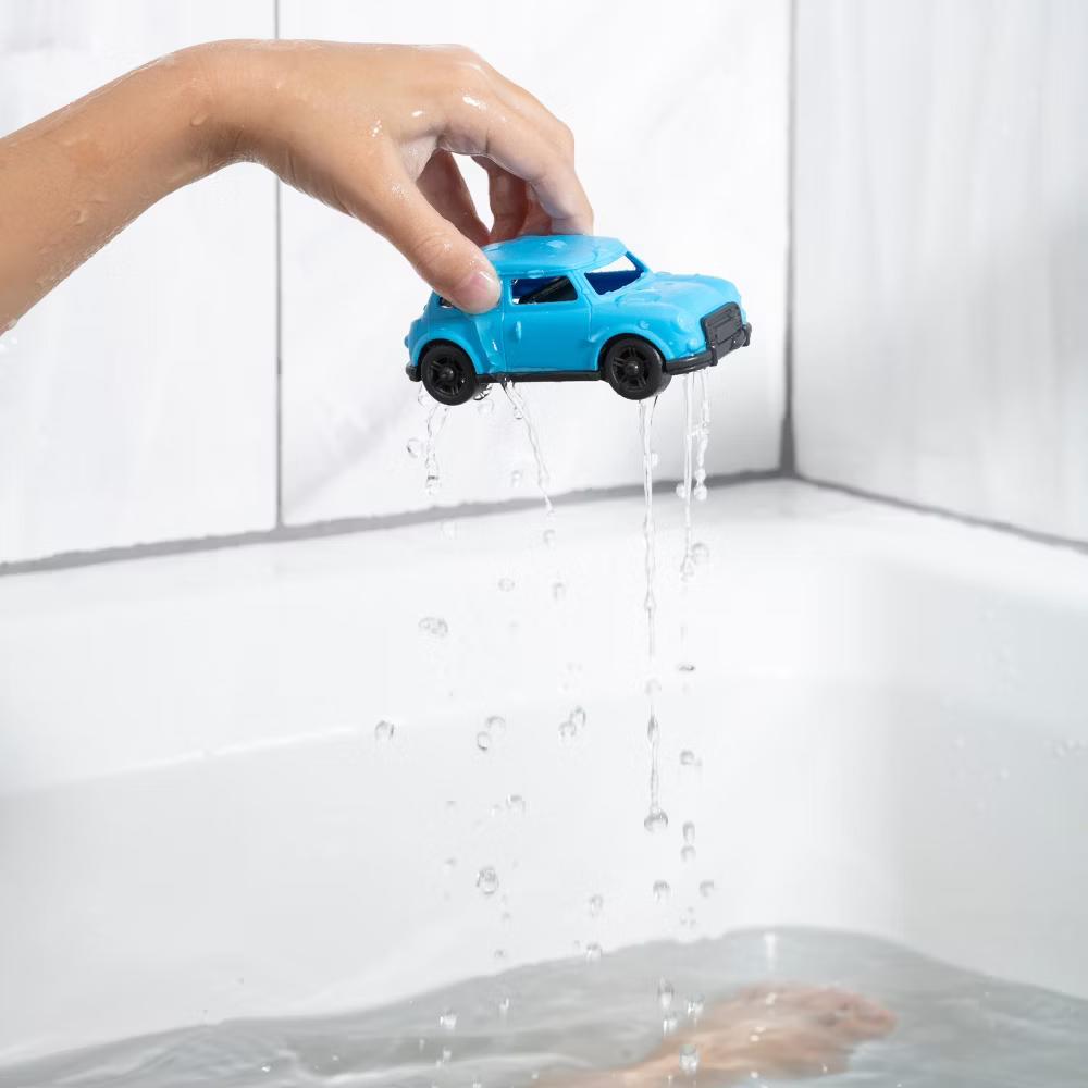 Boat Bath Toy Set for Toddlers, Carry Ship & 4 Mini Cars – Fun Water Toys for Bath, Pool, Beach Play, Safe & Non-Toxic Ferry Boat Toy - Image 3