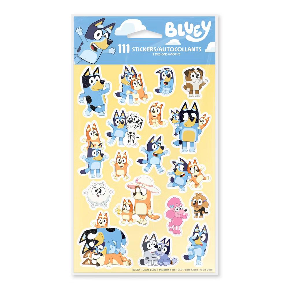 Sticker Variety Pack for Kids, and Bingo 111ct, 6 Sheets - Image 3