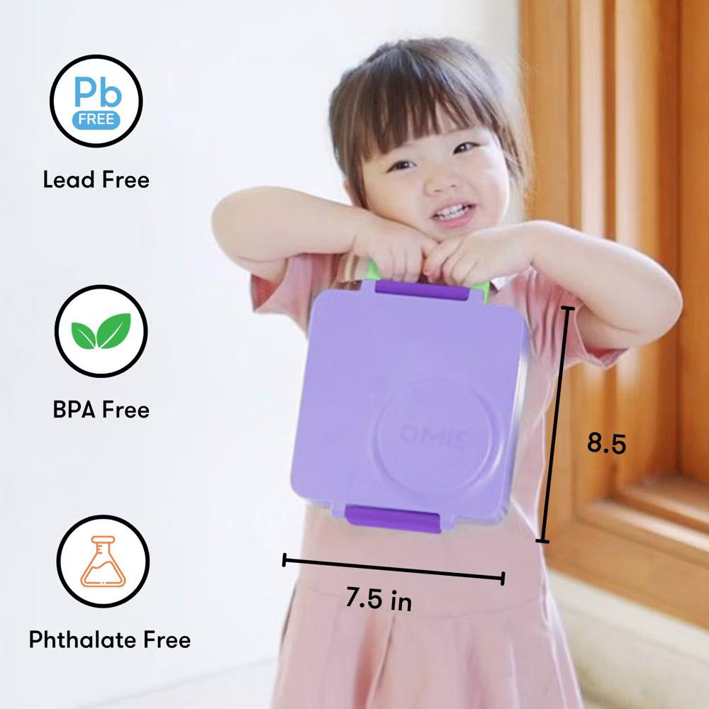 OMIEBox Insulated Bento Lunch Box with Leakproof Thermos Food Jar 3 Compartments - Image 38