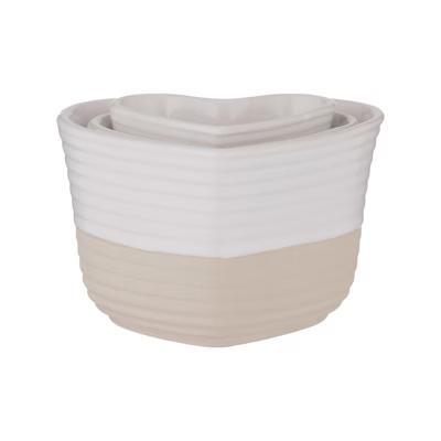 Mason Cash Rustic Charm Measuring Cups, Set of 3 Stoneware Cups (1 Cup to ¼ Cup) - Image 2