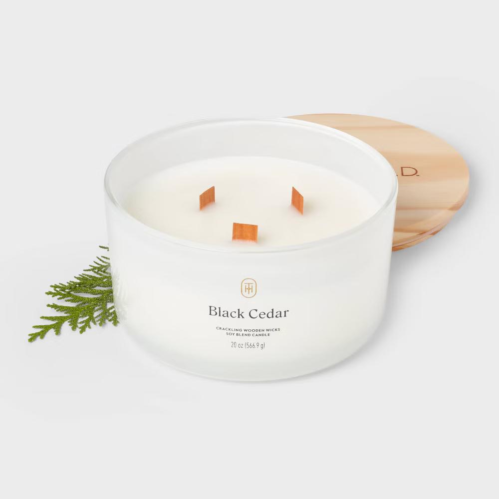 Glass Wooden Wick Jar Candle - Image 97