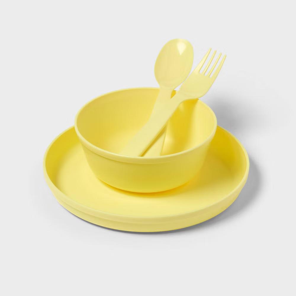 Target 24pc Girls' Plastic Dinnerware Set - Image 5