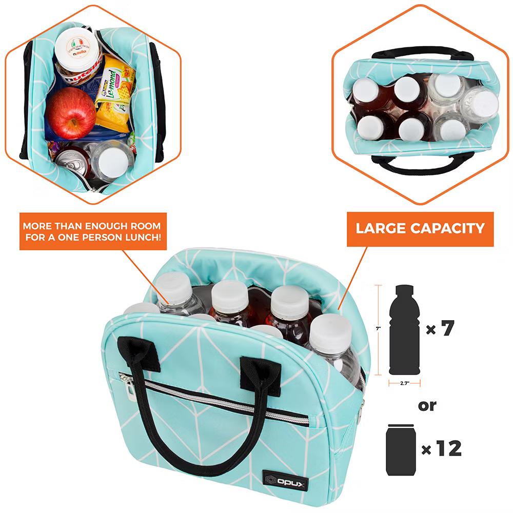 Insulated Lunch Box Women, Cooler Bag Tote Girls Kids Teen Adult, Soft Reusable Thermal Meal Prep Purse - Image 65