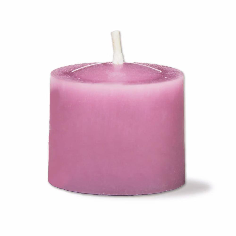 Color Studio Votive Candles Set of 12 Lilac Smokeless Paraffin Wax Burn Time 5 Hrs - Image 2