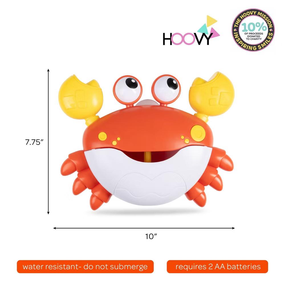 Hoovy Crabby Bubble Bath Bubble Maker with 12 Children's Songs Bath Toy - Image 5