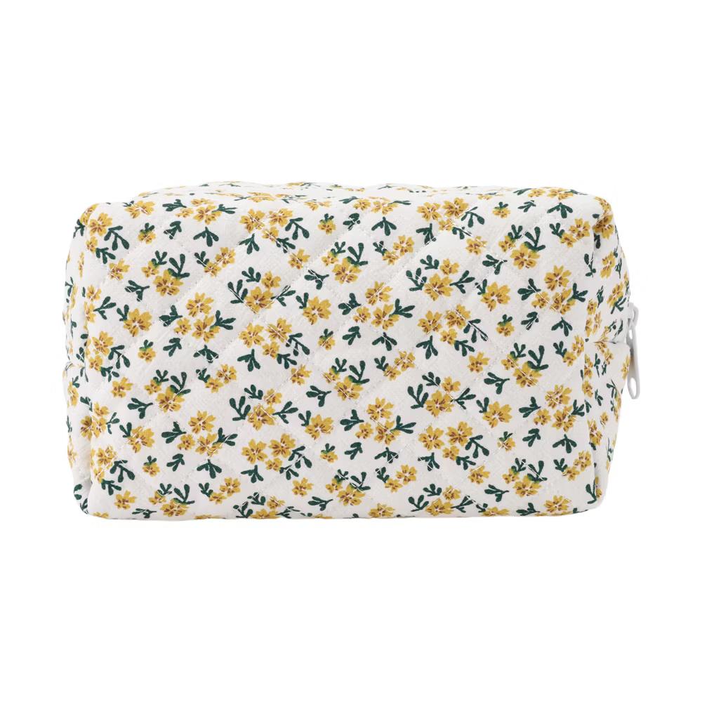 Women Portable Little Flower Pattern Makeup Bag 1 Pc - Image 25