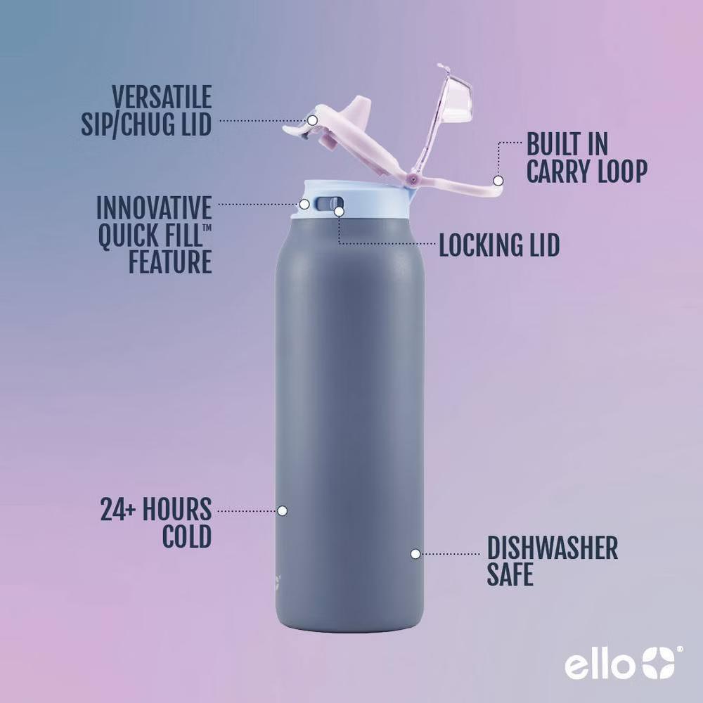 Pop and Fill Stainless Steel Water Bottle - Image 45