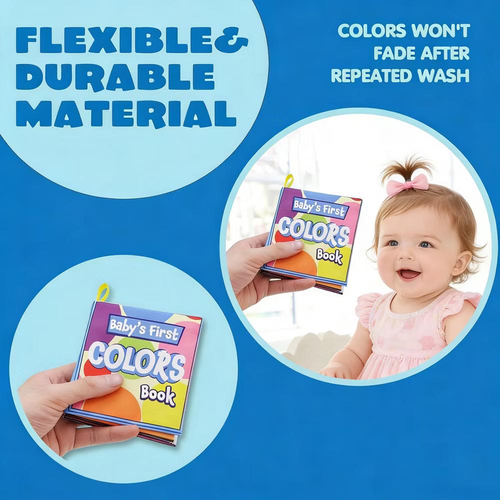 12 Pcs Baby Bath Toys, Waterproof Soft Cloth Books for Baby Multi-Age, Infant Early Education First Toys for Toddlers Kids Birthday Gifts - Image 6