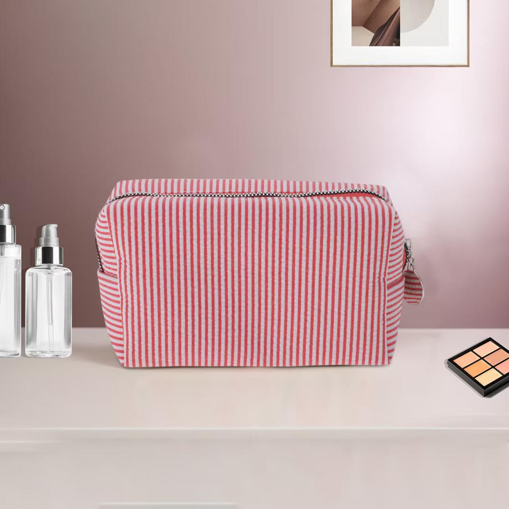 Striped Pattern Makeup Bag for Travel 1 Pc - Image 37
