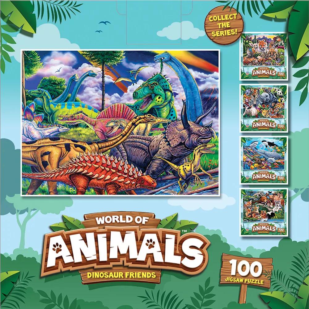 100 Piece Puzzle - Dinosaur Friends - 11.5"x15" - Image 6