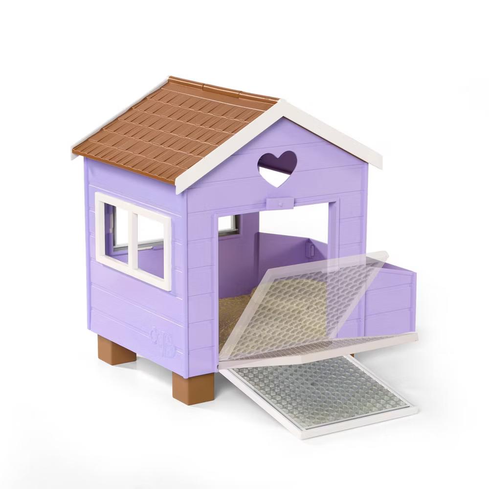 Chicken Coop Playset with Pet Baby Chick & "Egg-Laying" Chicken Plushie Accessories for 18" Dolls