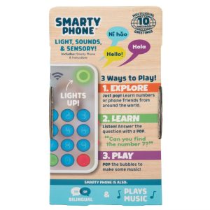 Smarty Phone – Interactive Multilingual Learning Phone with Lights, Sounds & Sensory Buttons, Ages 1–4+