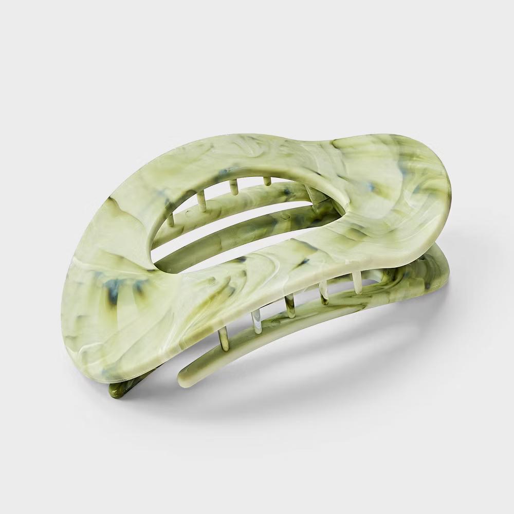 Marble Oval Shovel Hair Clip - Image 13