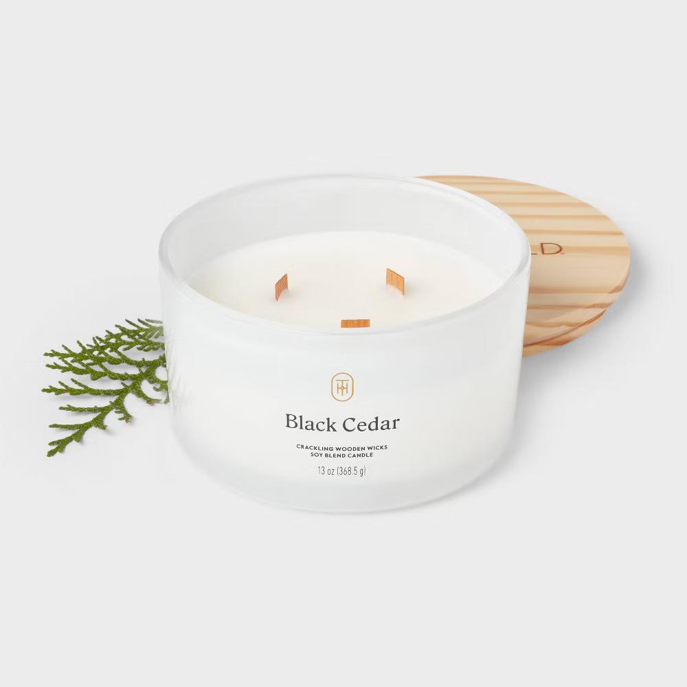 Glass Wooden Wick Jar Candle - Image 52