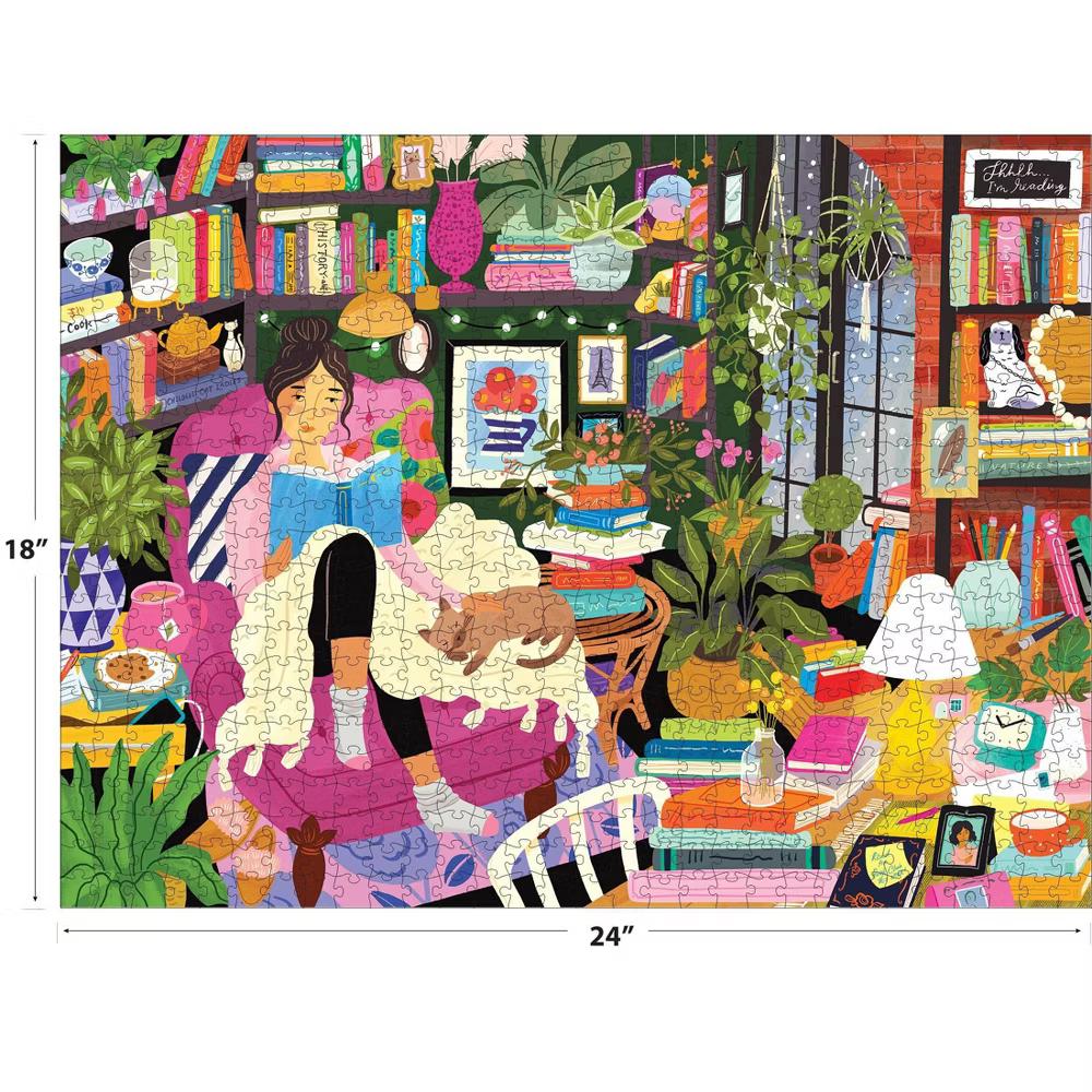 My Happy PLace 750pc Jigsaw Puzzle - Reading Nook - Image 6