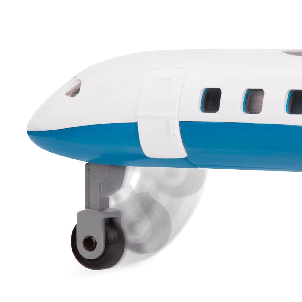 by Airport Playset with Small Toy Airplane 32pc Toy Vehicle Playsets - Image 3