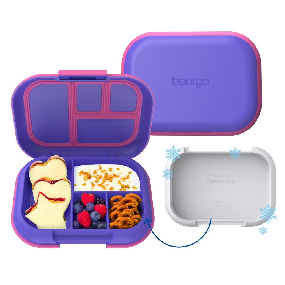Kids' Chill Lunch Box, Bento-Style Solution, 4 Compartments & Removable Ice Pack - Image 71
