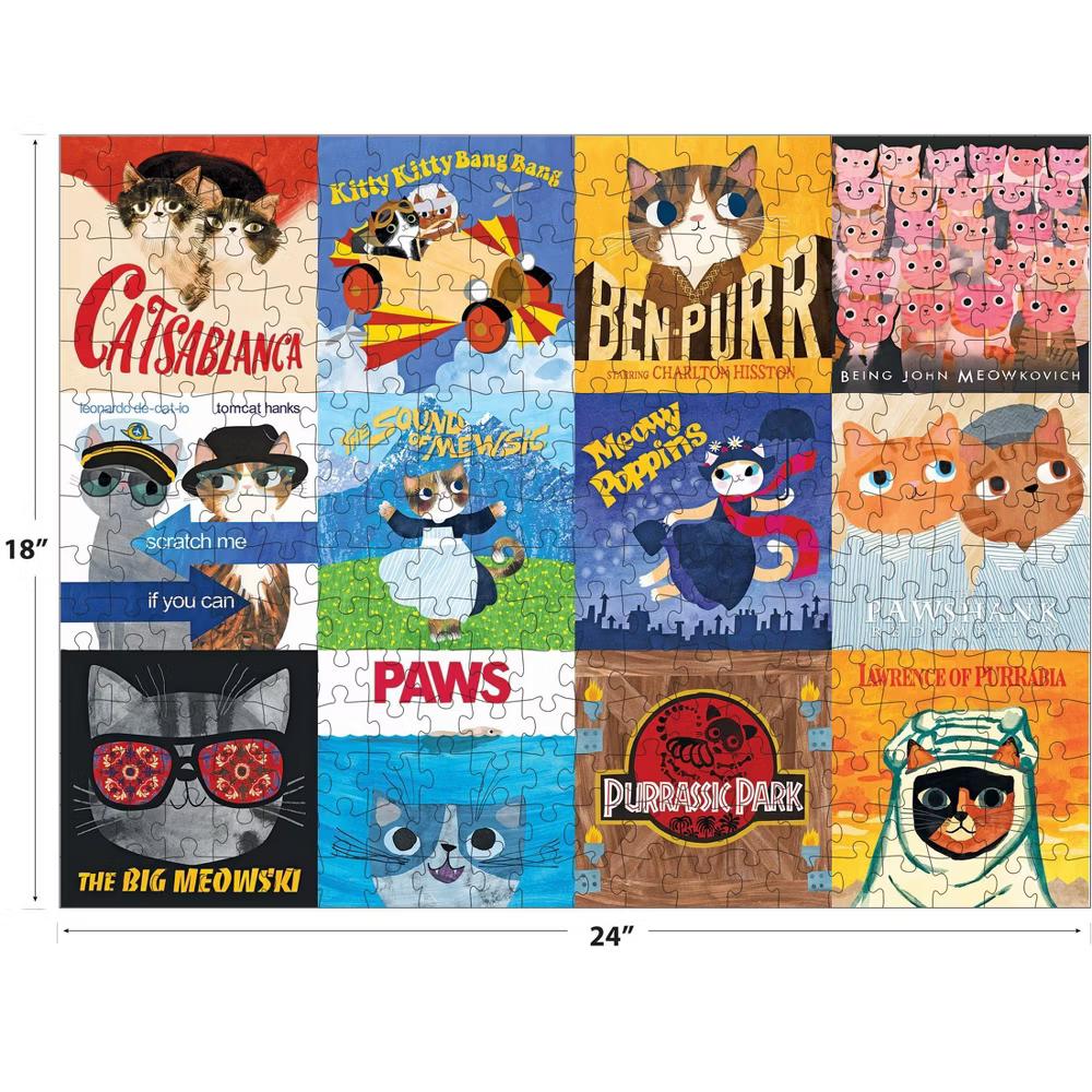 Planet Cat 300pc - Movie Cats Jigsaw Puzzle