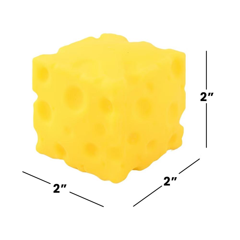 Puka Creations Cheese Squishy 2-Inch Stress Reliever | 1 Piece - Image 5