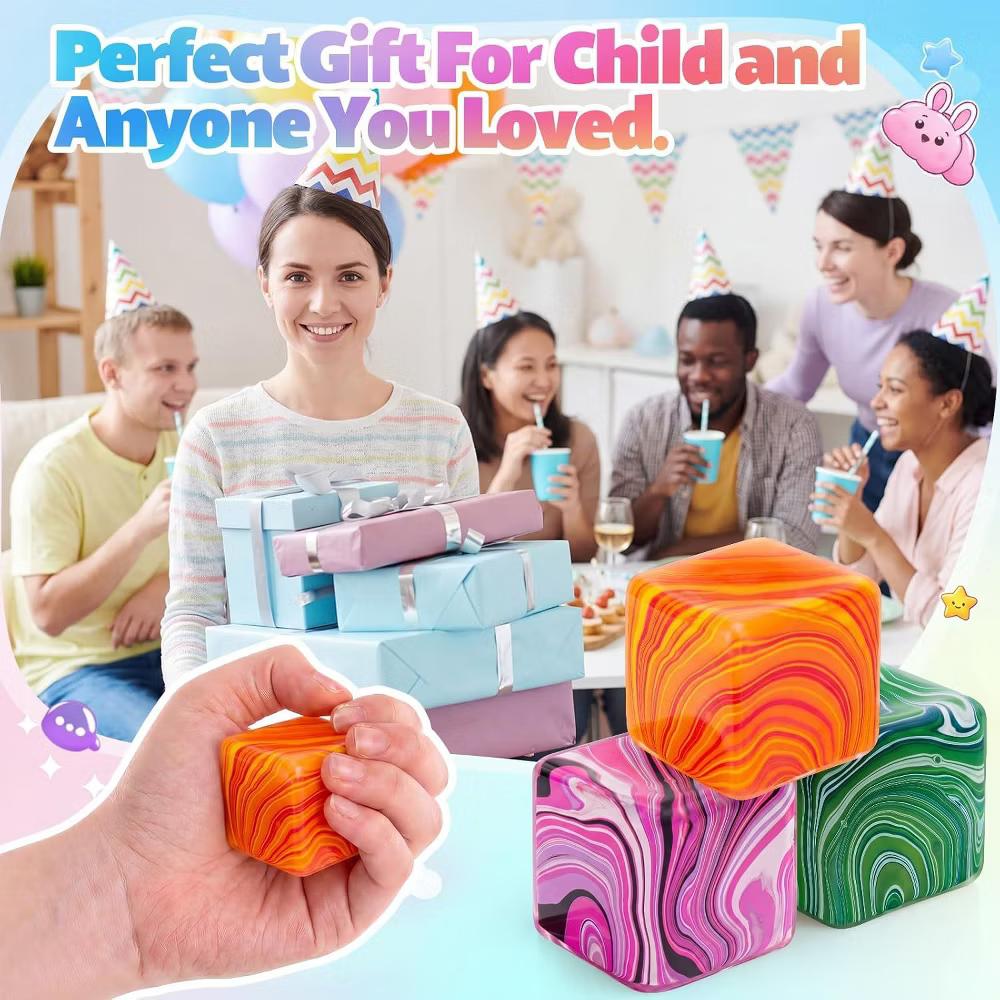 Link Cube -Sensory Squeeze Toy with Super Solid Squish - Image 20