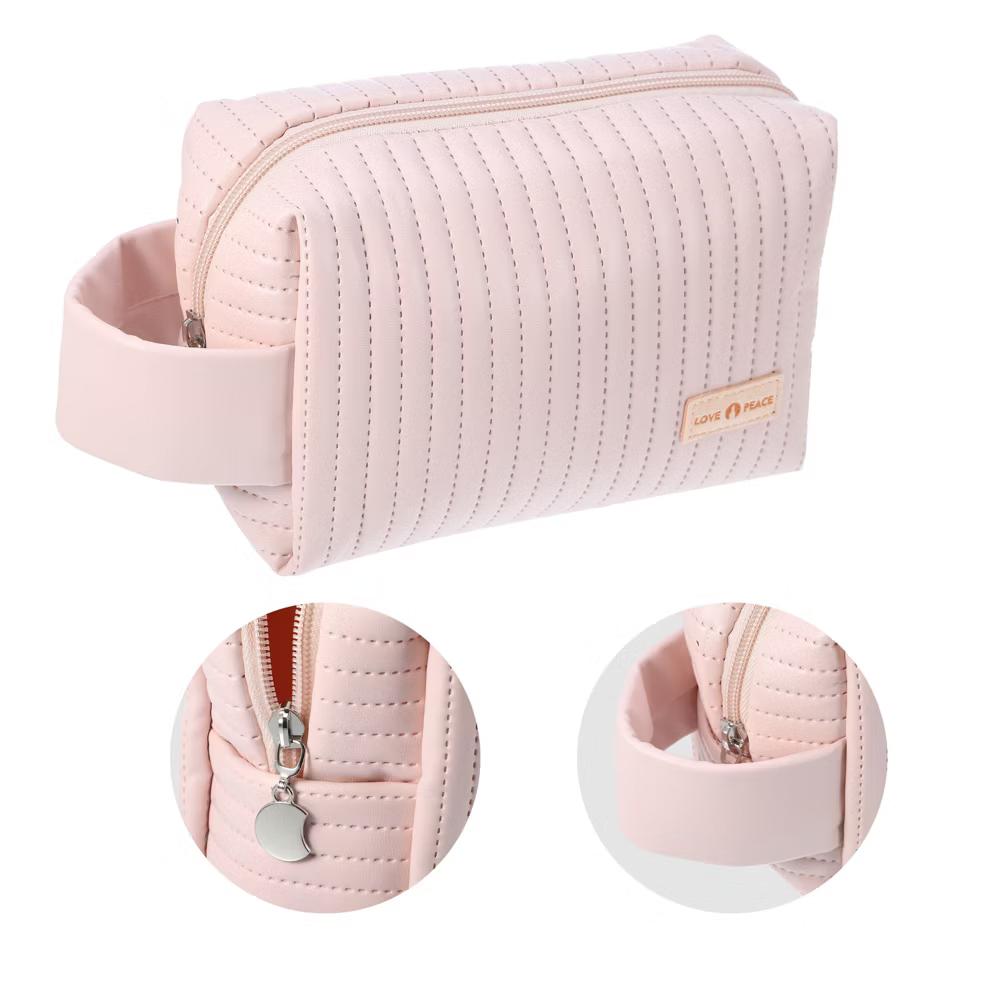 Faux Leather Small Makeup Bag - Image 27