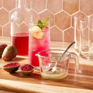 1 Cup Glass Measuring Cup Clear - Borosilicate, Microwave & Dishwasher Safe, 8oz Capacity