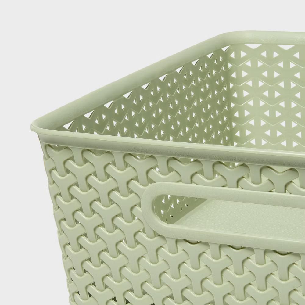 Y-Weave Medium Decorative Storage Basket - Image 24