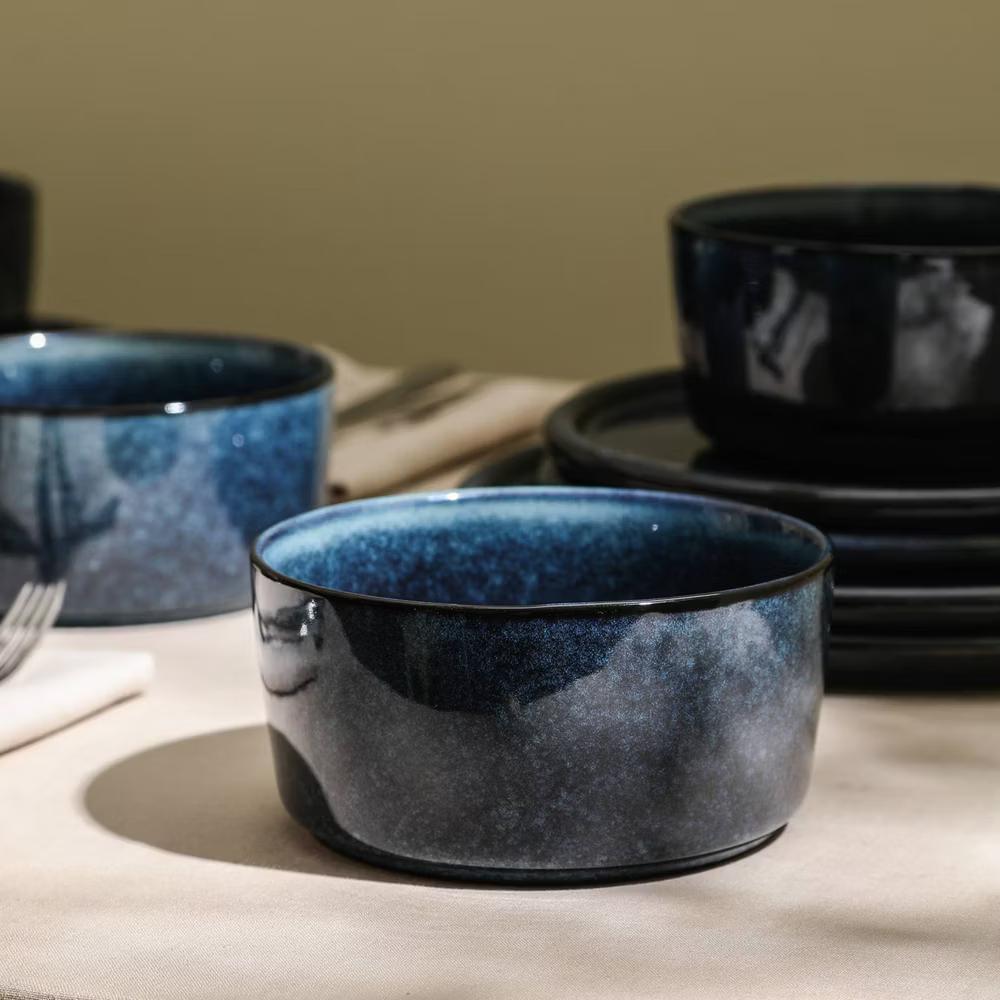 24pc Eden Stoneware Dinnerware Set - Image 7