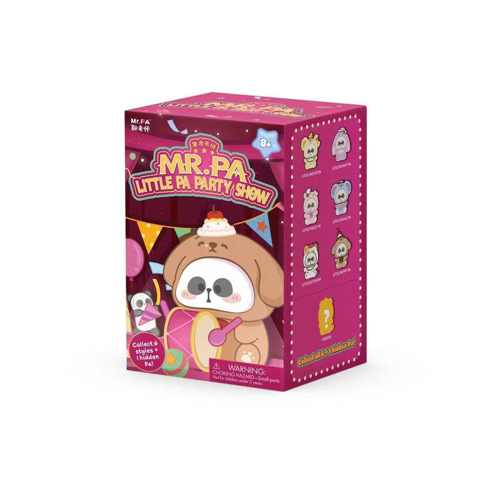 Mr. Pa Little Pa Party Show Series Plush Collectible Blind Box Mystery Toy