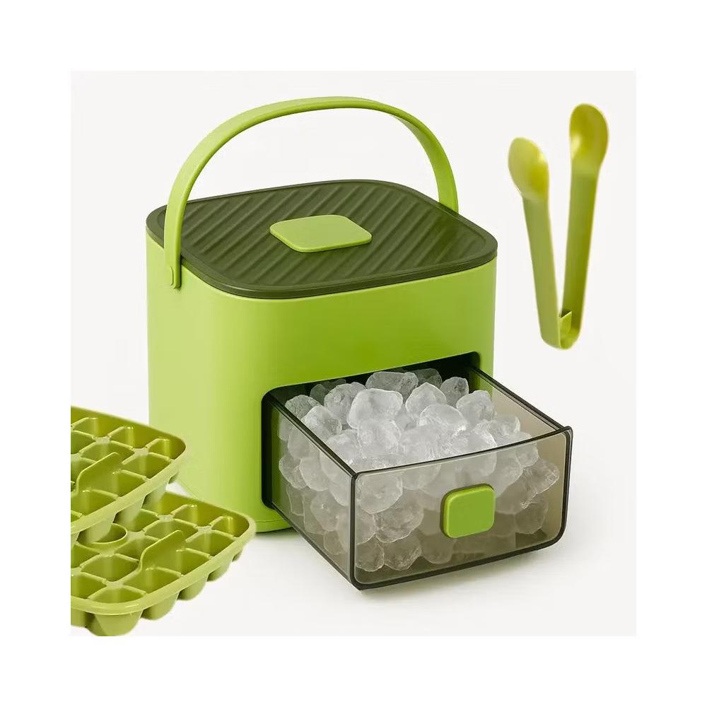 Compact Mini Ice Cube Tray with Lid, 6 Inch Small Storage Bin Ice Maker Mold, Reusable Tiny Ice Container with Ice Tongs, Ideal for RV & Mini Fridge - Image 7