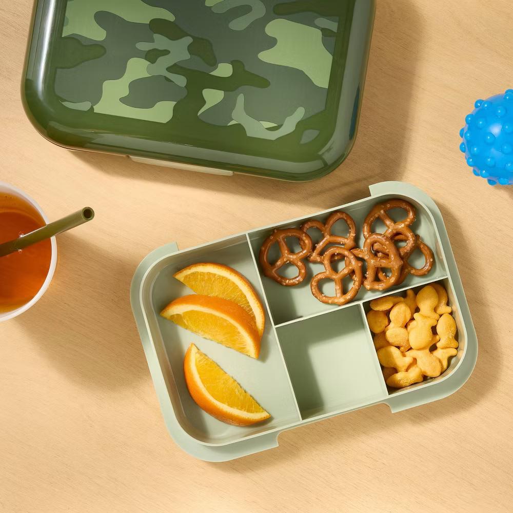26 fl oz Food Storage Bento Box Green - Image 3