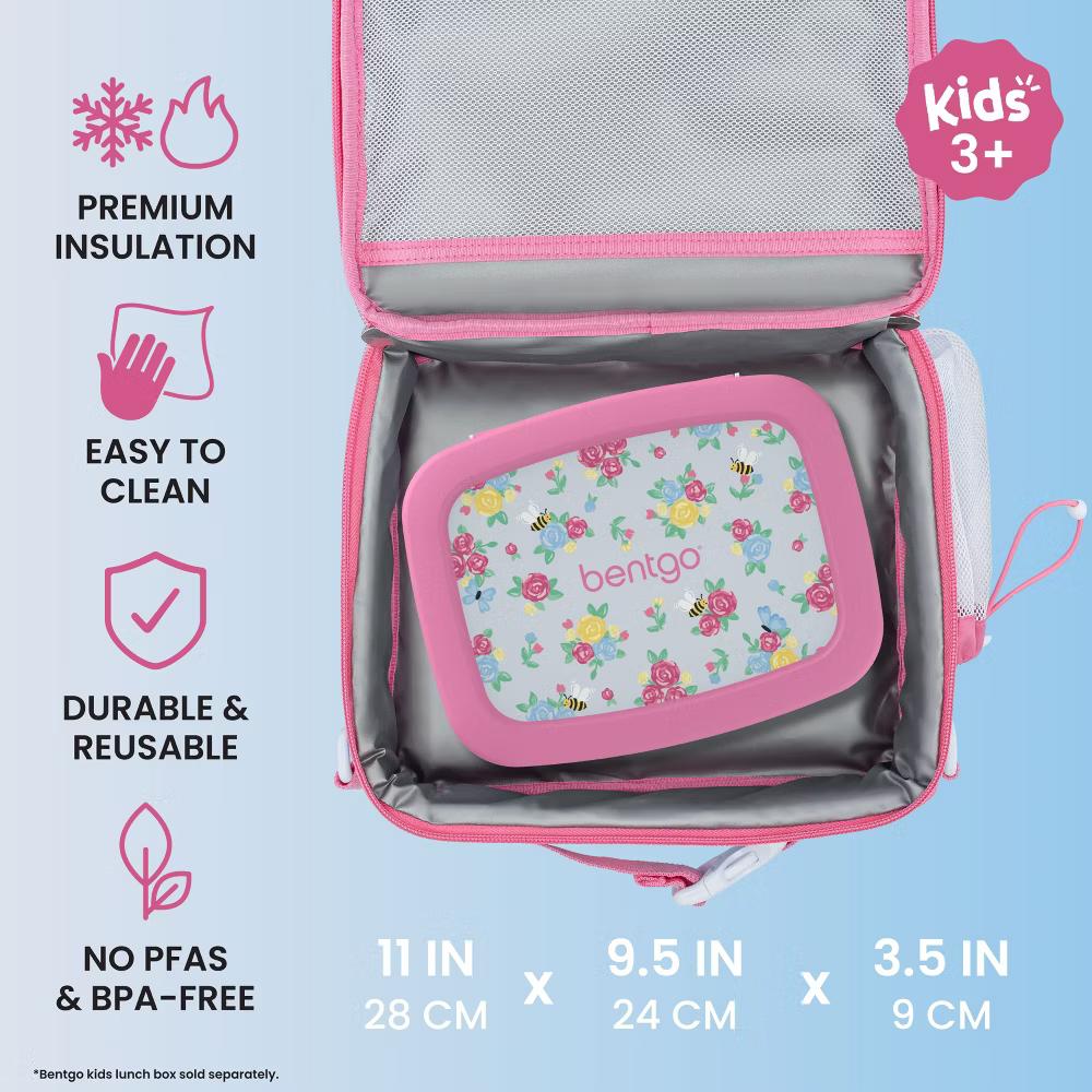 Double-Insulated Lunch Tote - Light Blue - Image 2