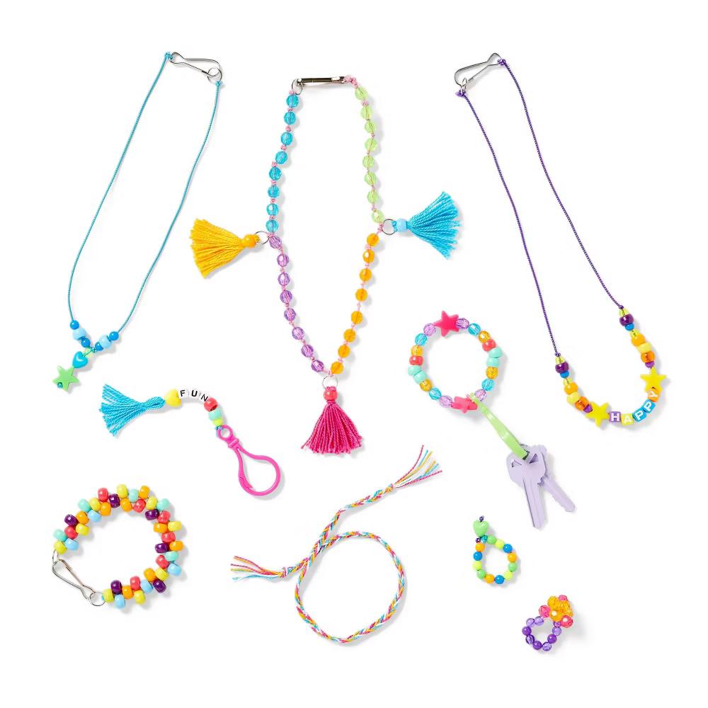 502pc String A Bling Jewelry Set - DIY Bead Kit for Bracelet Making & Friendship Bracelets