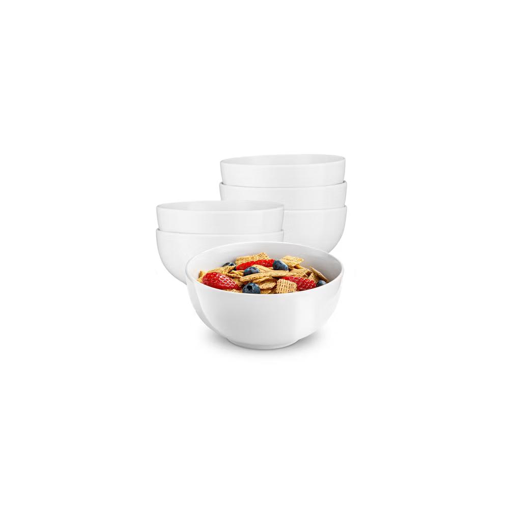 Kook Ceramic Cereal Bowls, 24 oz, Set of 6 - Image 16
