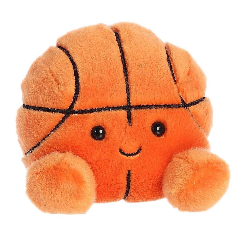 Mini Hoops Basketball Palm Pals Adorable Stuffed Animal Orange 4" - Image 2